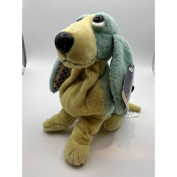 Hush Puppies Cascade Blue 5” Bean Bag Plush W‎ Tag Applause Plush Basset Hound - Picture 1 of 9
